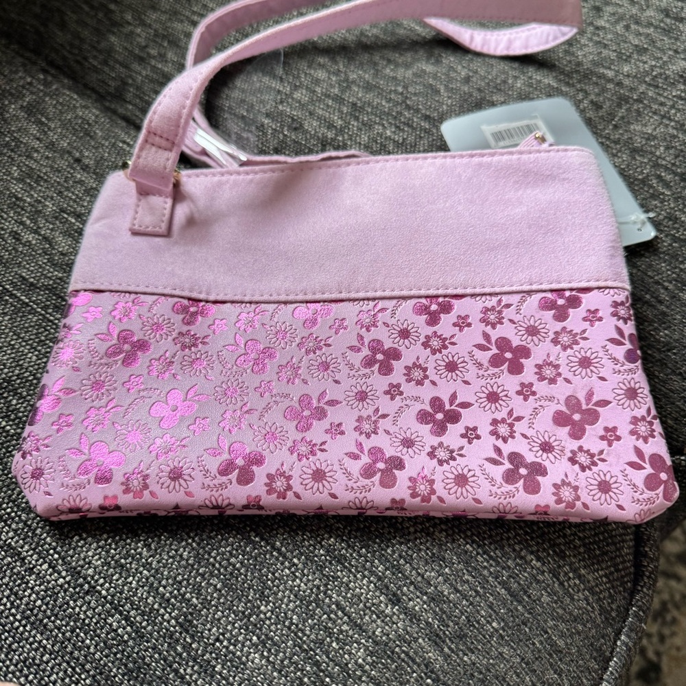 Disney Pink Floral Crossbody Bag - Picture 4 of 4